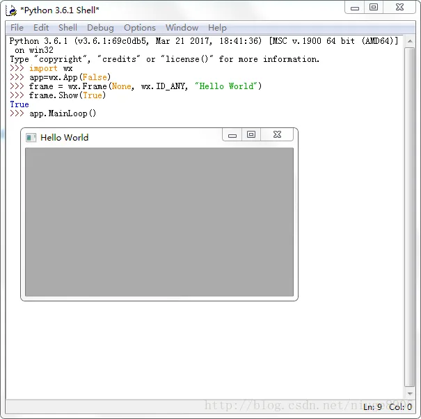 Installation and Use of wxPython in Python