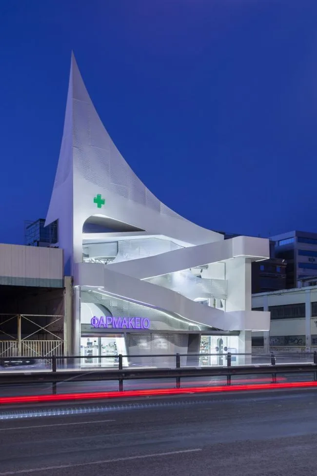 BIM Architecture | Song of Waves and White Sails: Mole Pharmacy/KLab Architecture