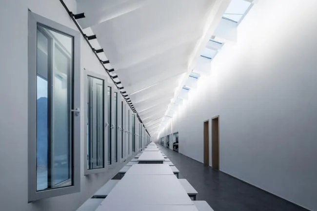 BIM Architecture | 100 meter cafeteria at the foot of Qinling Mountains/STUDIO QI