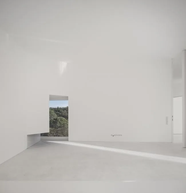 BIM Architecture | White Sculpture 'Flower' on Desolation: Fontinha Room/Buenos Aires Mateus+SIA arquitectura