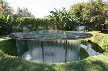 BIM Architecture: Semi-Underground Private Meditation Chapel by BNKR-BIM WORLD