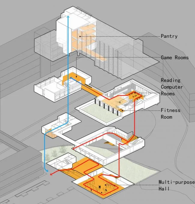 BIM Architecture | Design of the Dormitory Building for the Chinese Year and Night School in Hong Kong (Competition Plan)/AG Huichuang International