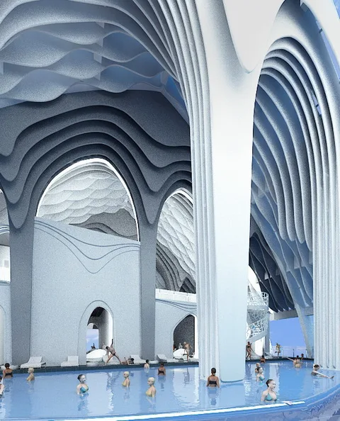 BIM Architecture | Dreamy Cloud South Creation Series -199.9-meter Peacock City in Xishuangbanna/Gangya Architecture+Local Practice (Guangzhou)