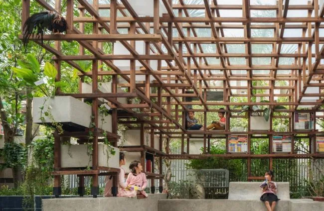 BIM Architecture | Zero Carbon Library Involved in Agricultural Cycle: Vac Library/Farming Architects