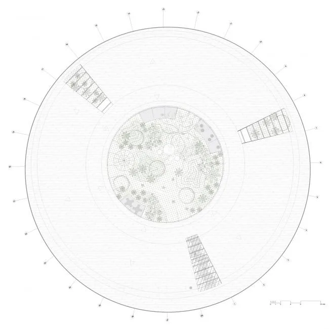 BIM Architecture | Montessori Kindergarten, Moonlight Box in Nature/Estudio Transversal