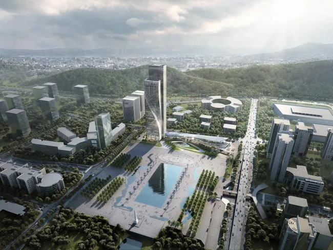 BIM Architecture | 'World's Number One Twist': Simulating Jumping Aurora with Hyperbolic Curtain Walls/Aedas