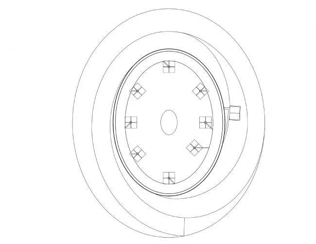 BIM architecture | Non religious private chapel, semi underground meditation space/BNKR