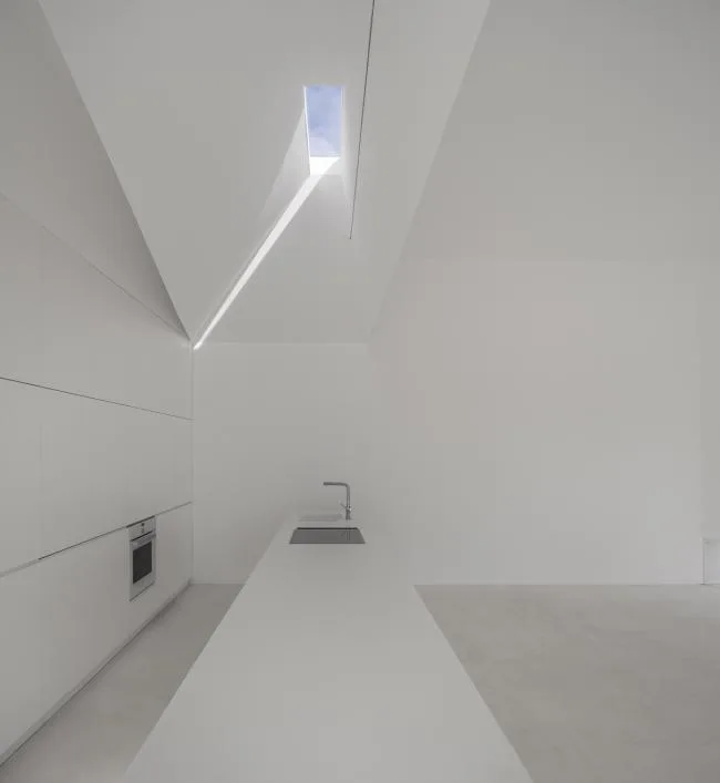 BIM Architecture | White Sculpture 'Flower' on Desolation: Fontinha Room/Buenos Aires Mateus+SIA arquitectura