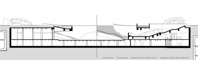 BIM Architecture | Flow Curve, Like Clothes Ribbon - Magu Middle Square/Woolidongin Architects