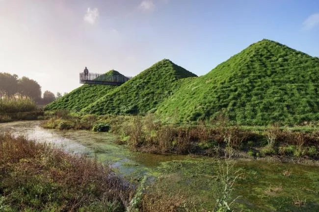BIM Architecture | Large scale Art Sculpture with Unscrupulous Wetland Scenery: Biesbosch Museum Island, Netherlands/Studio Marco Vermeulen
