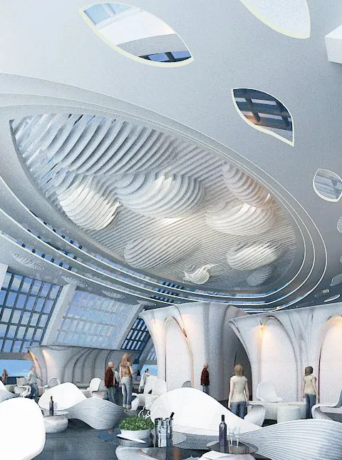 BIM Architecture | Dreamy Cloud South Creation Series -199.9-meter Peacock City in Xishuangbanna/Gangya Architecture+Local Practice (Guangzhou)