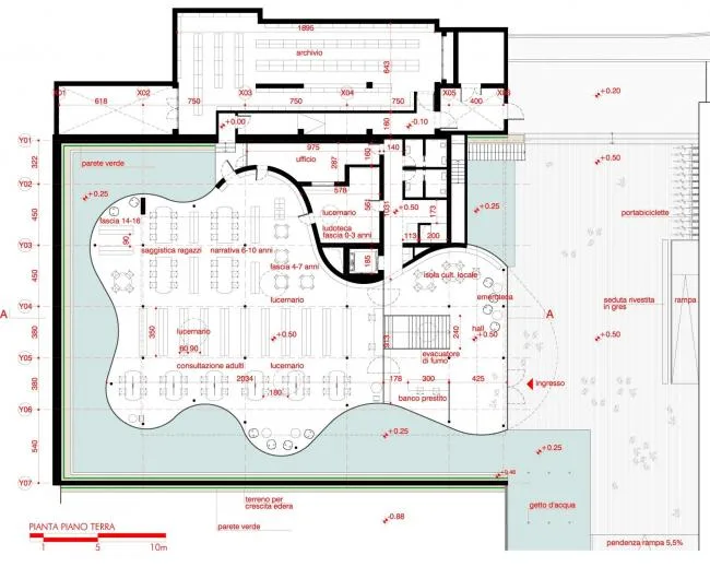 BIM Architecture | Ranero Library/Andre Maffei Architecture Firm