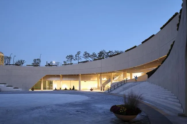 BIM Architecture | Flow Curve, Like Clothes Ribbon - Magu Middle Square/Woolidongin Architects