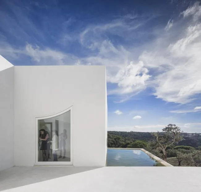 BIM Architecture | White Sculpture 'Flower' on Desolation: Fontinha Room/Buenos Aires Mateus+SIA arquitectura