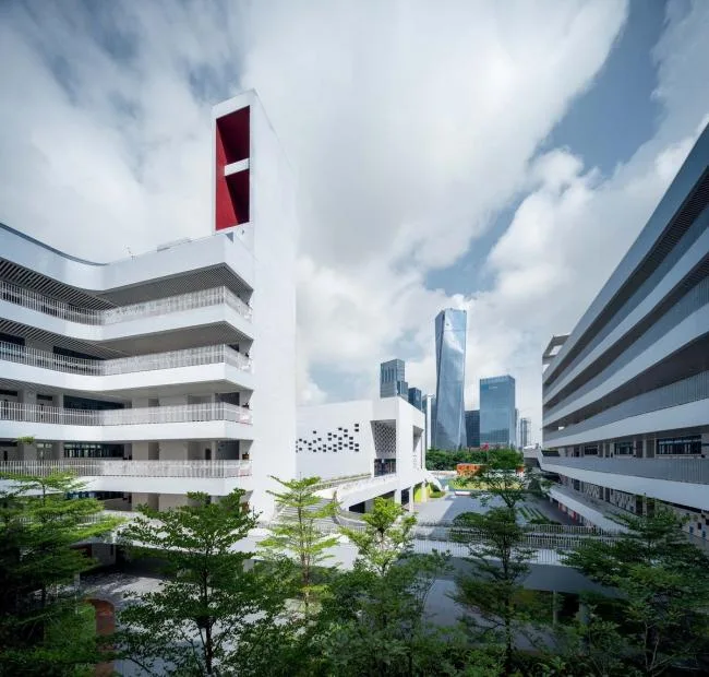 BIM Architecture | Shenzhen Qianhai Third Primary School (Liwan Primary School)/Shenzhen New Year Night School Architectural Design and Research Institute · Yuanben Studio