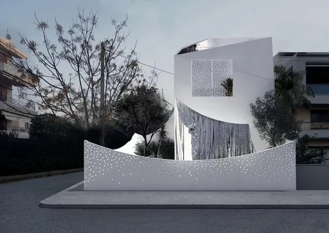 BIM Architecture | Scene based Experience Room with Abstract Minimalist Art Style - Juliet's House/314 Architecture Studio