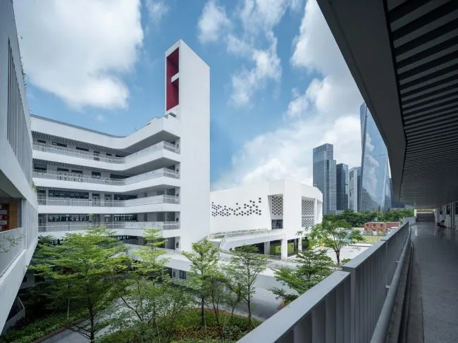 BIM Architecture | Shenzhen Qianhai Third Primary School (Liwan Primary School)/Shenzhen New Year Night School Architectural Design and Research Institute · Yuanben Studio