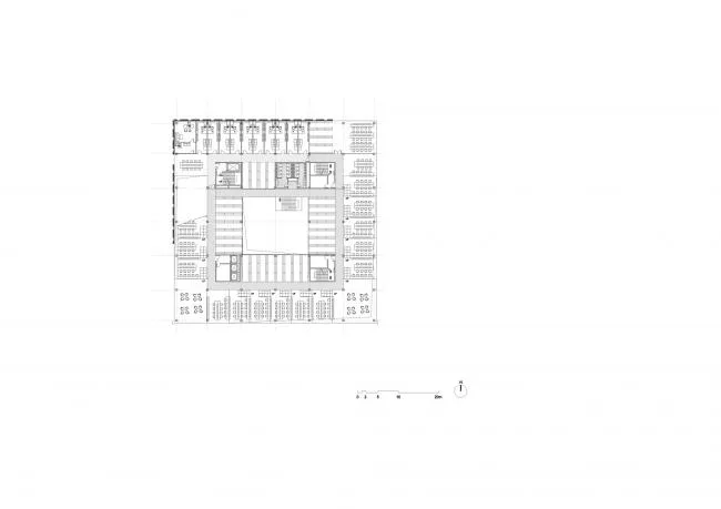 BIM Architecture | Tsinghua University Law School Library/KOKAISTUDIOS