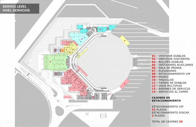BIM architecture | like a penetrating trident: Alfredo Harp Hel ú Gymnasium/FGP Atelier, Taller ADG