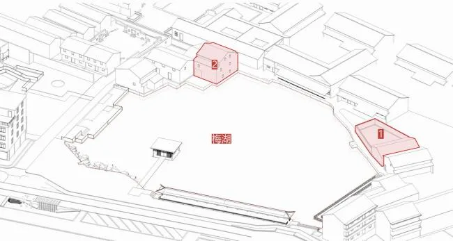 BIM Architecture | Paper Cuttings Art Shop& Banhu Book Bar/Hangzhou Forest Architecture Design