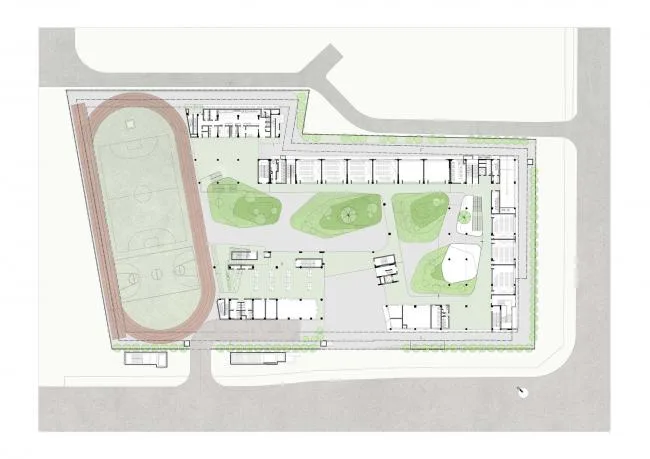 BIM Architecture | Shenzhen Qianhai Third Primary School (Liwan Primary School)/Shenzhen New Year Night School Architectural Design and Research Institute · Yuanben Studio