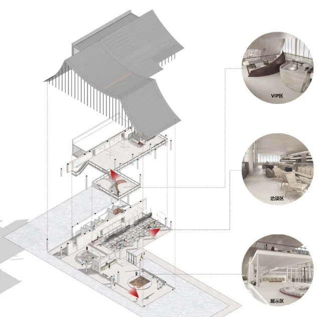 BIM architecture | Interwoven time and space | Browsable city exhibition halls/Tianhua architectural design
