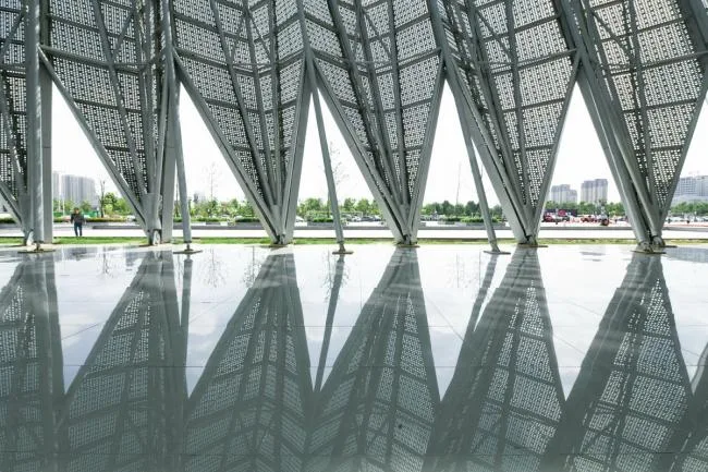 BIM Architecture | Dynamic Folding and Extension Like a Stage Curtain: Bozhou Sports Center/Yuan Ye Architecture Studio