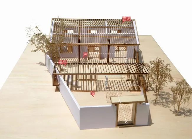 BIM Architecture | Paper Cuttings Art Shop& Banhu Book Bar/Hangzhou Forest Architecture Design