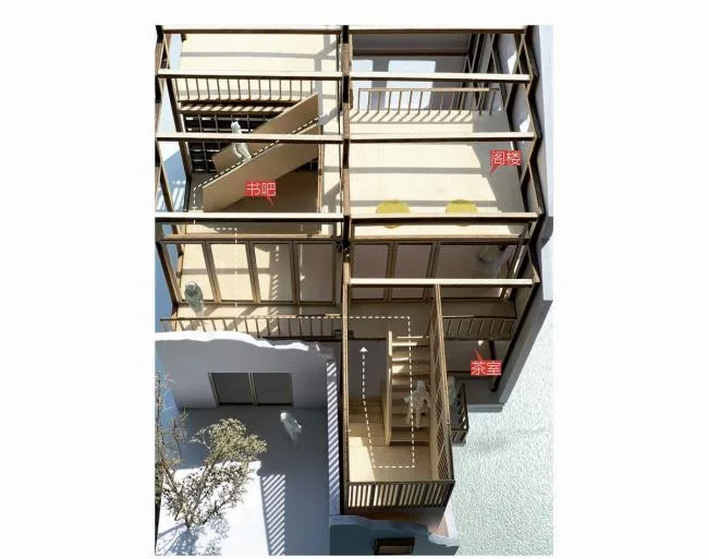 BIM Architecture | Paper Cuttings Art Shop& Banhu Book Bar/Hangzhou Forest Architecture Design