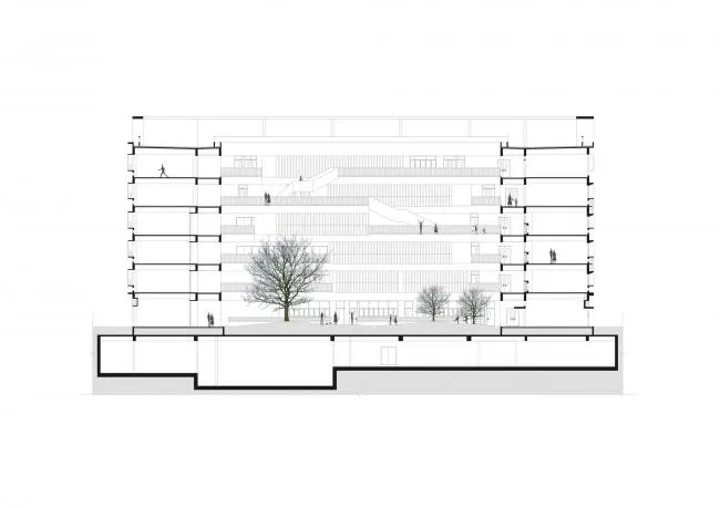 BIM Architecture | Shenzhen Qianhai Third Primary School (Liwan Primary School)/Shenzhen New Year Night School Architectural Design and Research Institute · Yuanben Studio