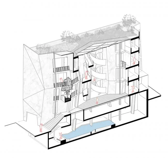 BIM Architecture | Breaking through Facades, Indian Studio with Openness and Privacy Coexistence/Anagram Architects