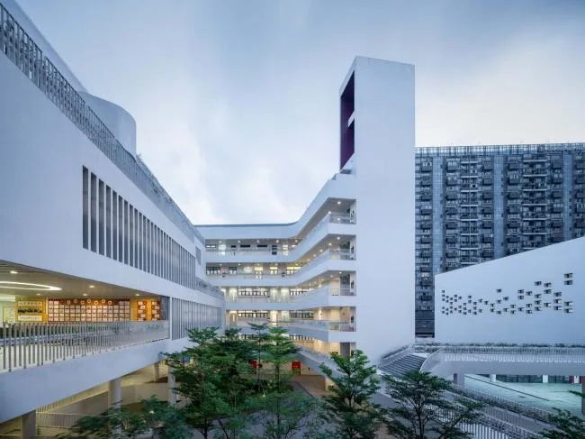 BIM Architecture | Shenzhen Qianhai Third Primary School (Liwan Primary School)/Shenzhen New Year Night School Architectural Design and Research Institute · Yuanben Studio