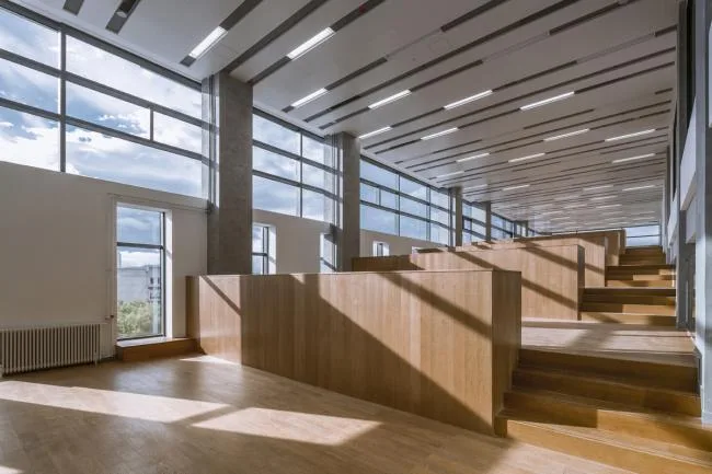 BIM Architecture | Tsinghua University Law School Library/KOKAISTUDIOS