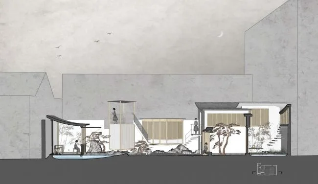 BIM Architecture | Layered Forest and Waves, Long Pavilion and Sleeping Waves: Beijing Breeding Academy/Jiejie Studio
