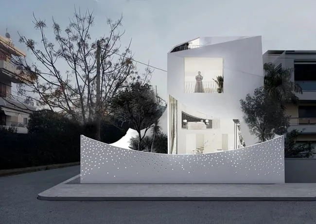 BIM Architecture | Scene based Experience Room with Abstract Minimalist Art Style - Juliet's House/314 Architecture Studio