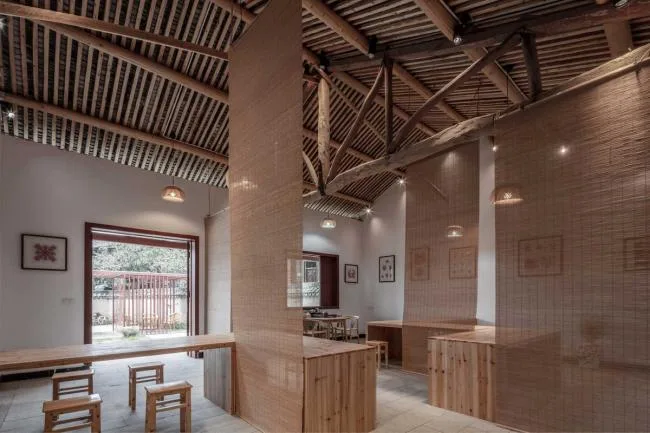BIM Architecture | Paper Cuttings Art Shop& Banhu Book Bar/Hangzhou Forest Architecture Design