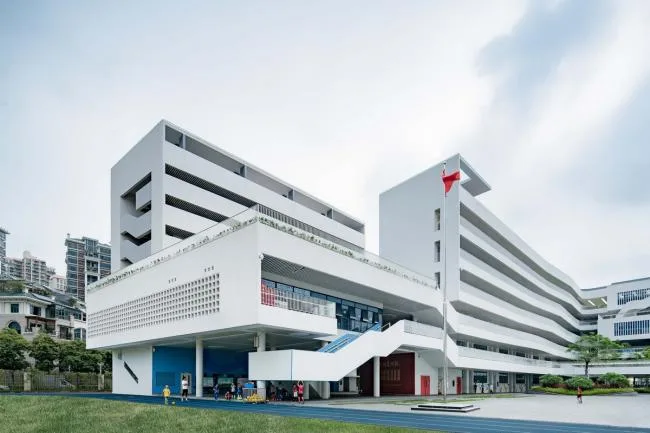 BIM Architecture | Shenzhen Qianhai Third Primary School (Liwan Primary School)/Shenzhen New Year Night School Architectural Design and Research Institute · Yuanben Studio