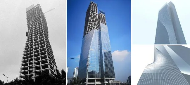 BIM Architecture | 'World's Number One Twist': Simulating Jumping Aurora with Hyperbolic Curtain Walls/Aedas