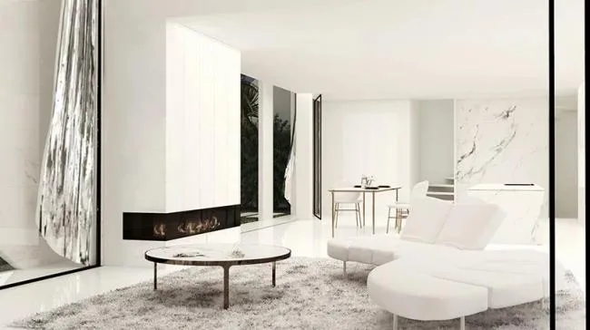 BIM Architecture | Scene based Experience Room with Abstract Minimalist Art Style - Juliet's House/314 Architecture Studio