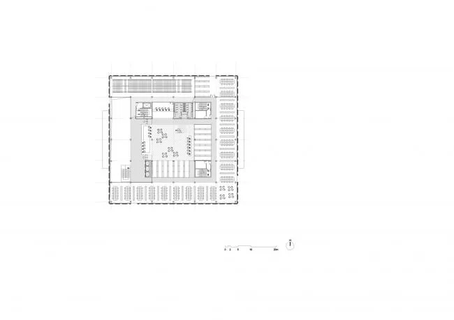 BIM Architecture | Tsinghua University Law School Library/KOKAISTUDIOS