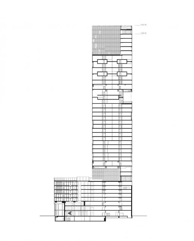 BIM Architecture | Stratford Hotel in London: The Perfect Integration of Hotel and Community Life/SOM