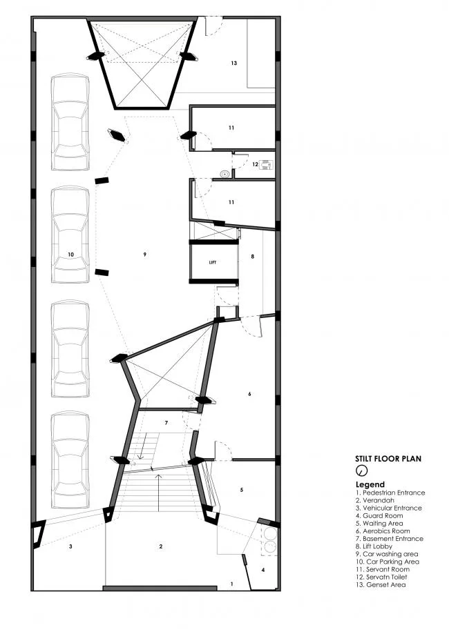 BIM Architecture | Breaking through Facades, Indian Studio with Openness and Privacy Coexistence/Anagram Architects