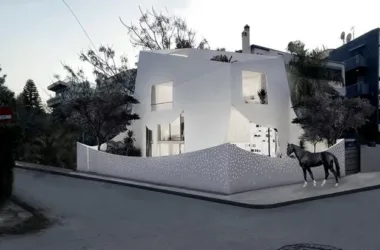 BIM Architecture: Juliet’s House by 314 Architecture Studio Featuring a Scene-Based Experience Room with Abstract Minimalist Art-BIM WORLD
