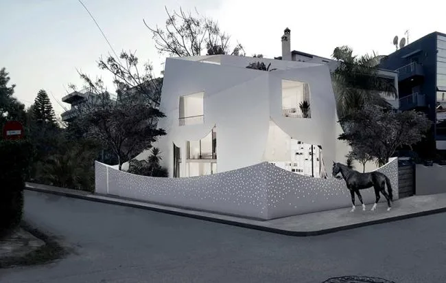 BIM Architecture | Scene based Experience Room with Abstract Minimalist Art Style - Juliet's House/314 Architecture Studio