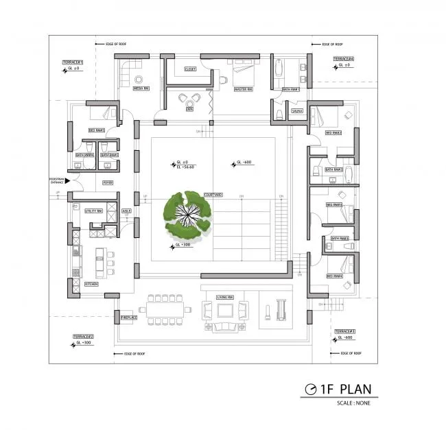 BIM Architecture | Natural Etiquette, Simple and Tranquil: Korean Linti Studio/YKH Associates