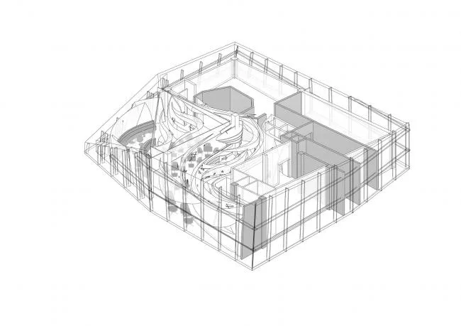 BIM Architecture | Cloud based Restaurant for Light and Shadow Activities/SODA Architects