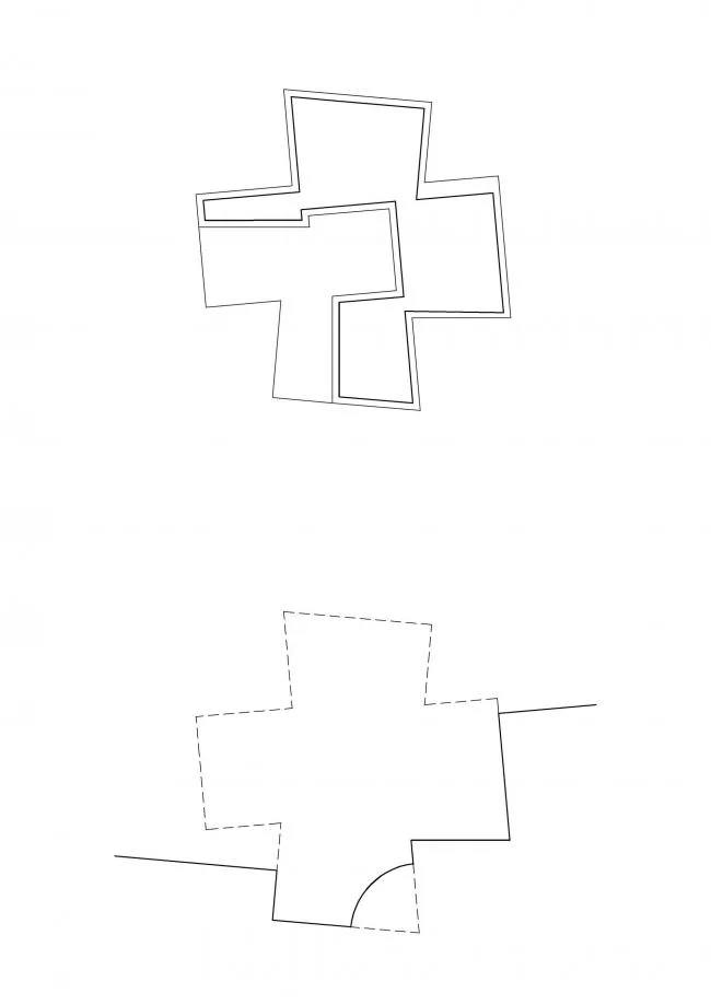 BIM Architecture | White Sculpture 'Flower' on Desolation: Fontinha Room/Buenos Aires Mateus+SIA arquitectura