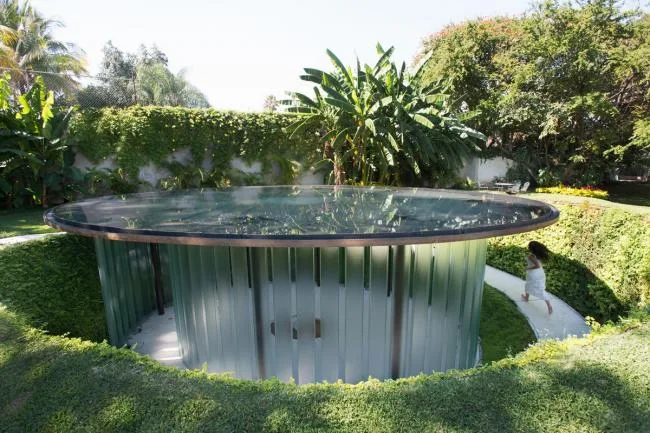 BIM architecture | Non religious private chapel, semi underground meditation space/BNKR
