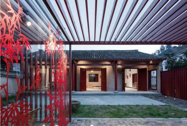 BIM Architecture | Paper Cuttings Art Shop& Banhu Book Bar/Hangzhou Forest Architecture Design