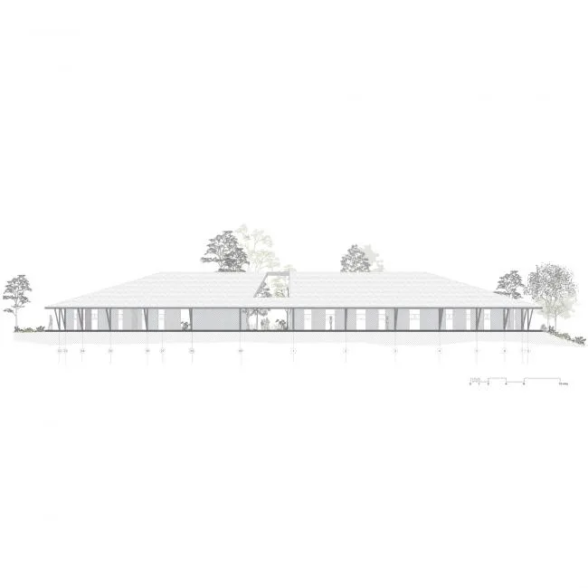 BIM Architecture | Montessori Kindergarten, Moonlight Box in Nature/Estudio Transversal